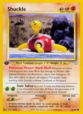 Shuckle 051/64 - Neo Revelation 1st Edition