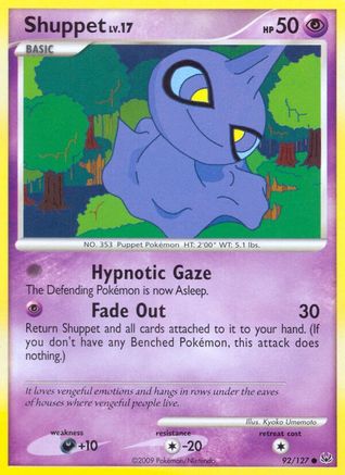 Shuppet 092/127 - Platinum Reverse Holofoil