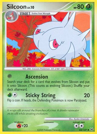 Silcoon 063/127 - Platinum Reverse Holofoil
