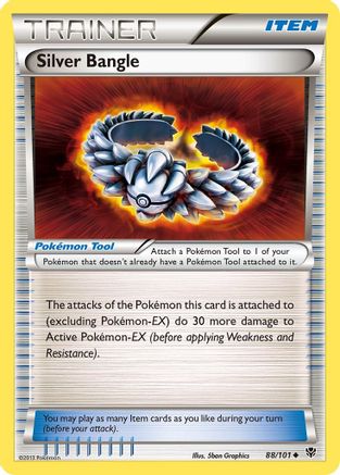 Silver Bangle 088/101 - Plasma Blast Reverse Holofoil