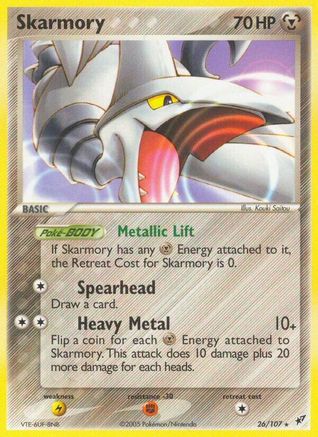 Skarmory 026 - Deoxys - Reverse Holofoil