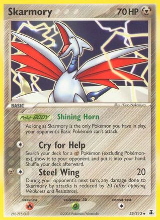 Skarmory 055/113 - Delta Species Reverse Holofoil