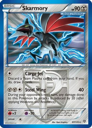 Skarmory (Team Plasma) 087/135 - Plasma Storm