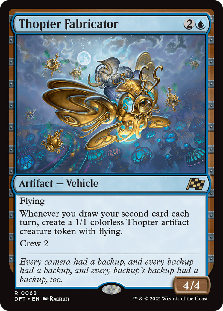 Thopter Fabricator (DFT-068) - Aetherdrift