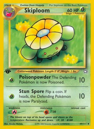 Skiploom 049/111 - Neo Genesis 1st Edition