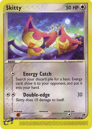 Skitty 079/100 - Sandstorm Reverse Holofoil