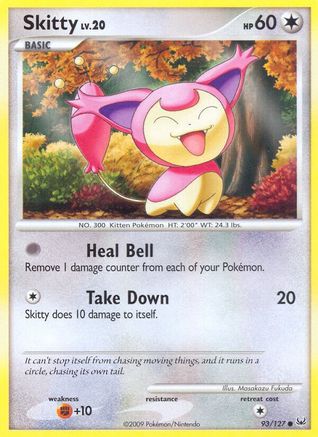 Skitty 093/127 - Platinum Reverse Holofoil