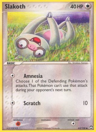 Slakoth 063/108 - Power Keepers Reverse Holofoil