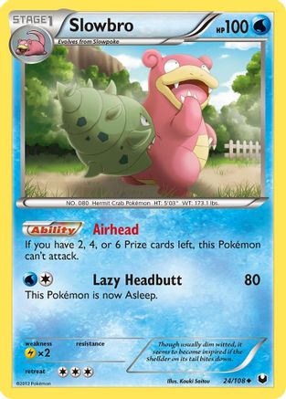 Slowbro 024/108 - Dark Explorers Reverse Holofoil