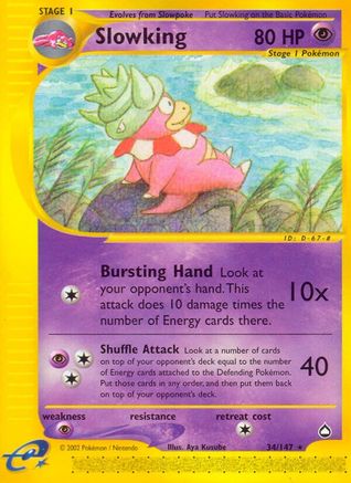 Slowking 034/147 - Aquapolis Reverse Holofoil