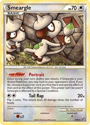 Smeargle 008/90 - Undaunted Holofoil