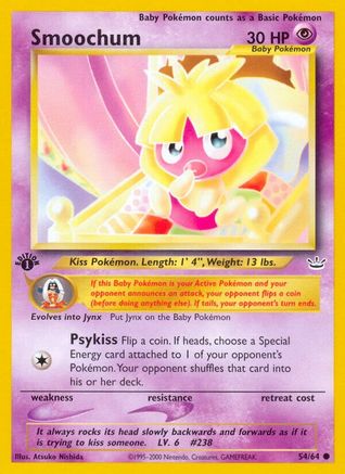 Smoochum 054/64 - Neo Revelation 1st Edition