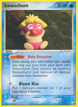 Smoochum 031 - Unseen Forces - Reverse Holofoil