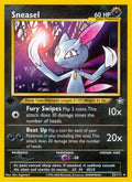 Sneasel 025/111 - Neo Genesis 1st Edition