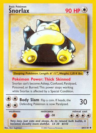 Snorlax 064/110 - Legendary Collection Reverse Holofoil