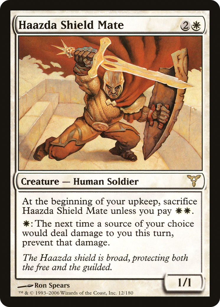 Haazda Shield Mate (DIS-012) - Dissension Foil