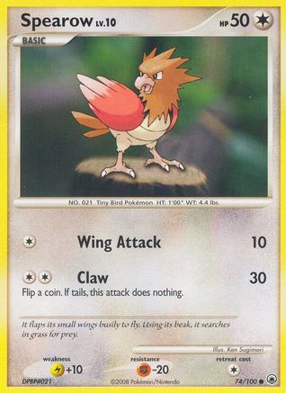 Spearow 074/100 - Majestic Dawn Reverse Holofoil