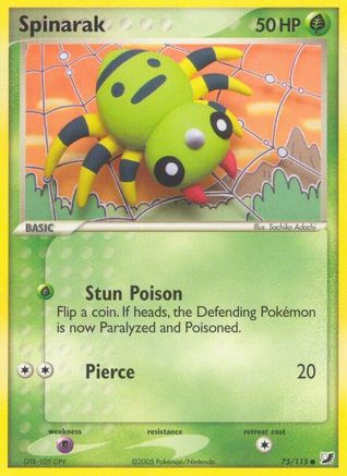 Spinarak 075/115 - Unseen Forces Reverse Holofoil