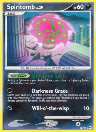 Spiritomb 032/99 - Arceus Reverse Holofoil