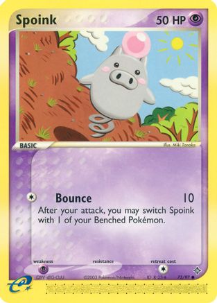 Spoink 073/97 - Dragon Reverse Holofoil