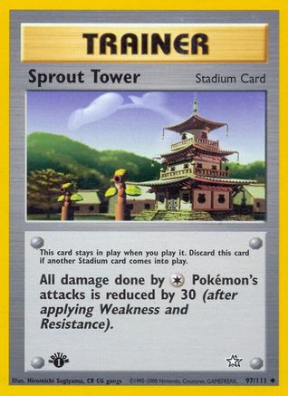 Sprout Tower 097/111 - Neo Genesis 1st Edition