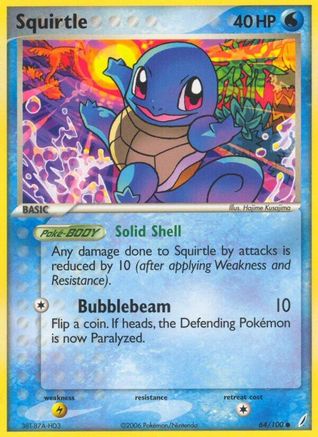Squirtle 064/100 - Crystal Guardians