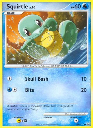 Squirtle 096/127 - Platinum
