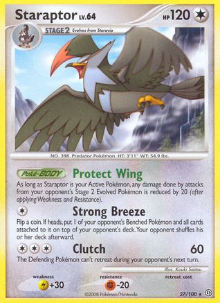 Staraptor 027/100 - Stormfront Reverse Holofoil