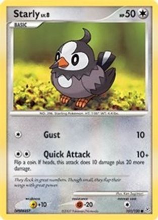 Starly 101/130 - Diamond and Pearl Reverse Holofoil