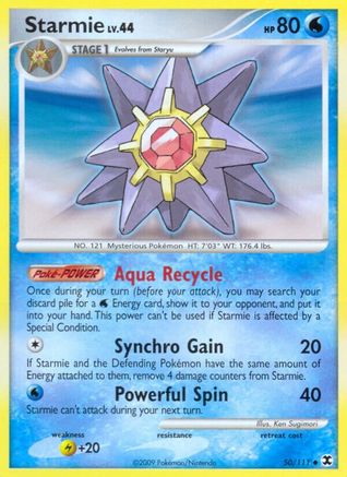 Starmie 050/111 - Rising Rivals Reverse Holofoil