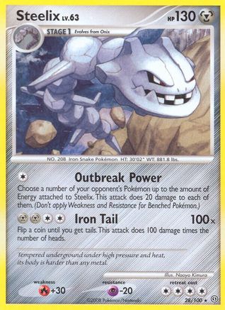Steelix 028/100 - Stormfront Reverse Holofoil