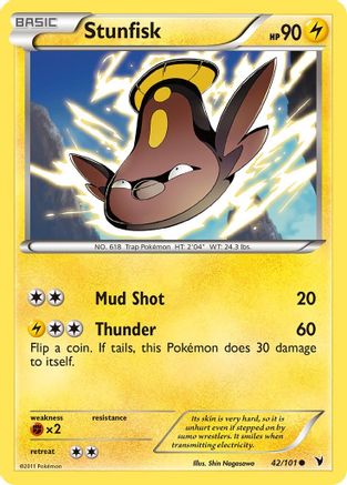 Stunfisk 042/101 - Noble Victories Reverse Holofoil