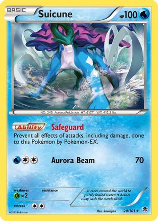 Suicune 020/101 - Plasma Blast