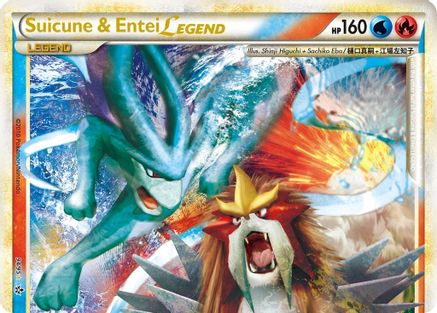 Suicune & Entei Legend (Top) 094/95 - Unleashed Holofoil