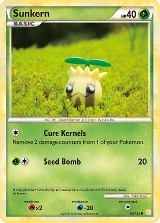 Sunkern 085/123 - HeartGold SoulSilver Reverse Holofoil