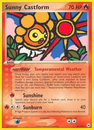 Sunny Castform 026/101 - Hidden Legends