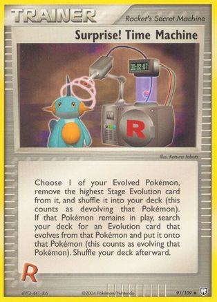 Surprise! Time Machine 091 - Team Rocket Returns - Reverse Holofoil