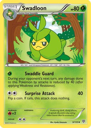 Swadloon 009/135 - Plasma Storm Reverse Holofoil