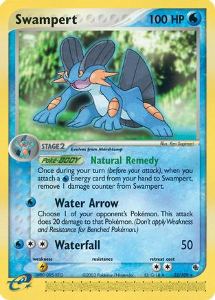 Swampert 023/109 - Ruby and Sapphire