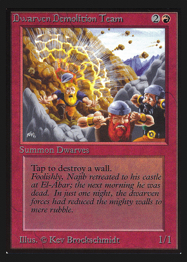 Dwarven Demolition Team (CED-) - Collectors' Edition
