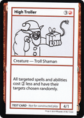High Troller (CMB1-054) - Mystery Booster Playtest Cards 2021