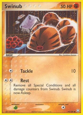 Swinub 079/109 - Team Rocket Returns Reverse Holofoil