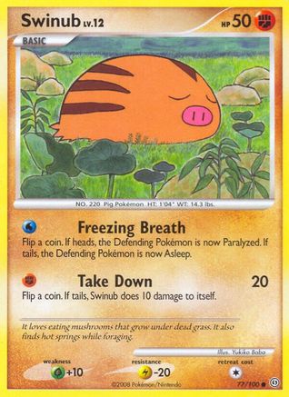 Swinub 077/100 - Stormfront Reverse Holofoil