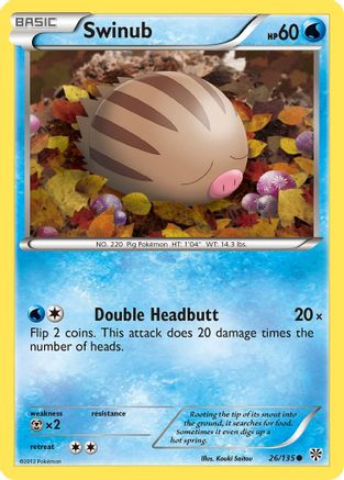 Swinub 026/135 - Plasma Storm Reverse Holofoil