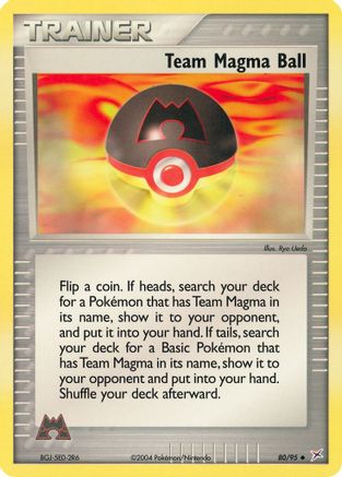 Team Magma Ball 080/95 - Team Magma vs Team Aqua