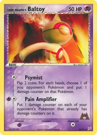 Team Magma's Baltoy 032/95 - Team Magma vs Team Aqua
