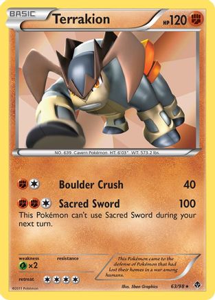 Terrakion 063/98 - Emerging Powers Holofoil