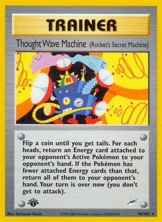 Thought Wave Machine (Rocket's Secret Machine) 096/105 - Neo Destiny 1st Edition
