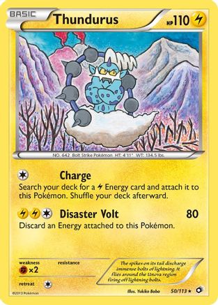 Thundurus 050/113 - Legendary Treasures Reverse Holofoil
