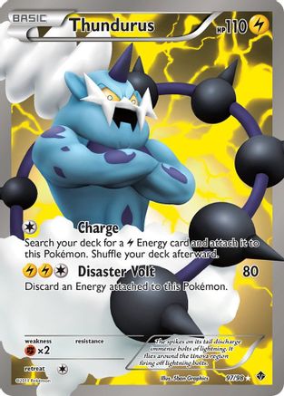 Thundurus (Full Art) 097/98 - Emerging Powers Holofoil